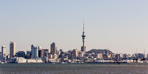 Fototapeta na wymiar Baie d'Auckland