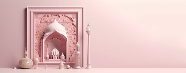 mosque islamic, eid mubarak, Eid al Adha with Generative AI