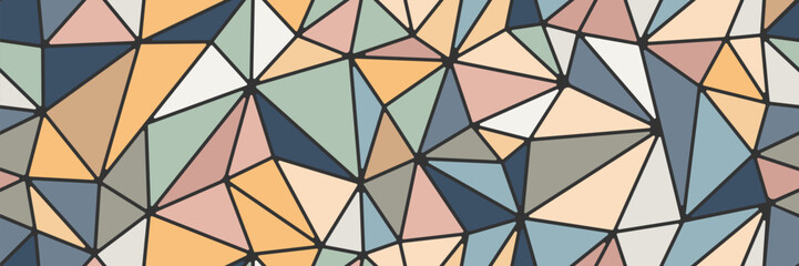 Abstract color seamless triangle pattern. Illustration for textures, textiles, wallpapers, posters, posters, covers and simple backgrounds