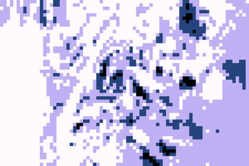 Pixelated 8-Bit Square Abstract Background: High-Resolution JPG Image for Digital and Print Projects