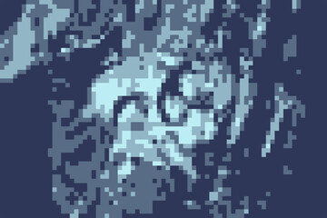 Pixelated 8-Bit Square Abstract Background: High-Resolution JPG Image for Digital and Print Projects