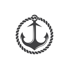 Anchor logo icon boat ship marine navy