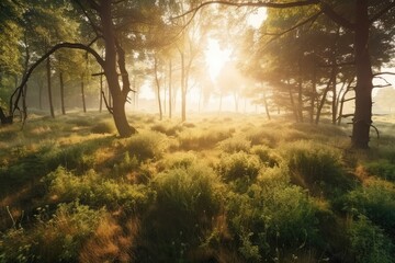 Fototapeta premium morning in the forest