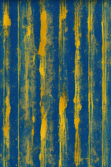 Blue and Yellow Grunge Texture Background created with Generative AI technology