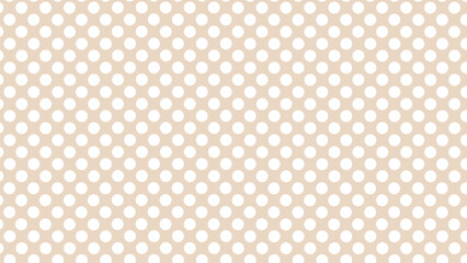 Beige background with white dots