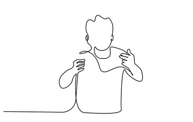 old mature man teacher carefully explaining  lesson