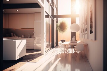 premium home structure with modern architecture trends generative ai