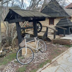 old bicycle in the park