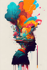 Credible_illustration_care_full_artistic_rigid_colorful_simple_