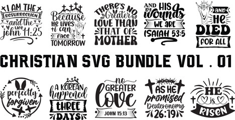 Christian Easter Svg Bundle, Easter Svg, Christian Svg, Scripture Svg Bundle, Faith Svg, Easter Svg,Christian Easter SVG Bundle, Easter SVG, Christian Svg, Bunny Svg, Religious Easter SVG Bundle, 