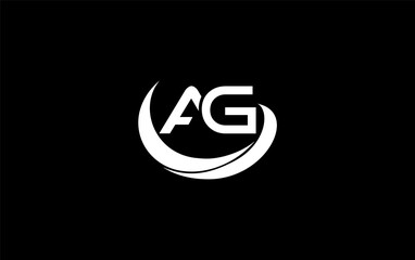 Financial logo symbol and Growth arrow icon design monogram for business