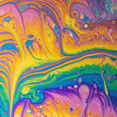 Abstract flowing and liquid colors, artistic background.