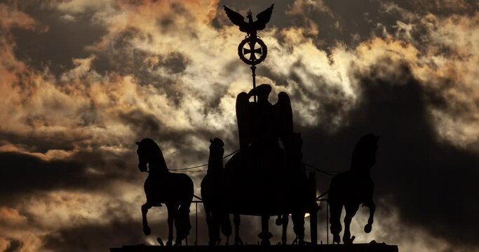 Die Quadriga auf dem Brandenburger Tor.