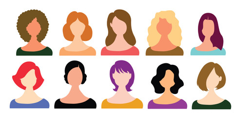 Women Hair Style Set