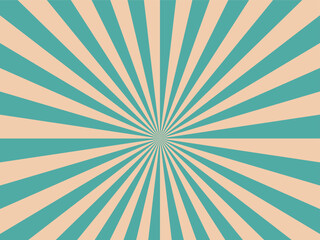 Vintage trendy retro Sunlight  for  background , Old paper pattern starburst , Circus poster or placard,Vector illustration

