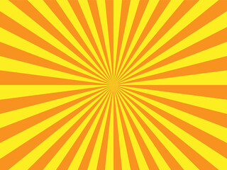 Vintage trendy retro Sunlight  for  background , Old paper pattern starburst , Circus poster or placard,Vector illustration
