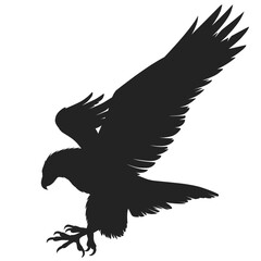 eagle silhouette vector