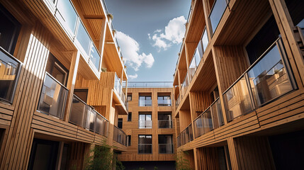 Modern house architecture, sustainable environment.. generative AI