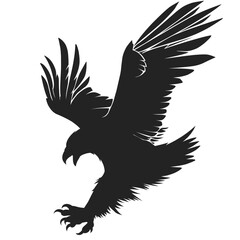 eagle silhouette vector
