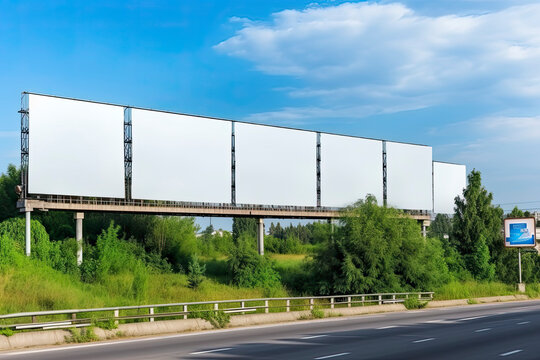 billboard blank for outdoor advertising poster