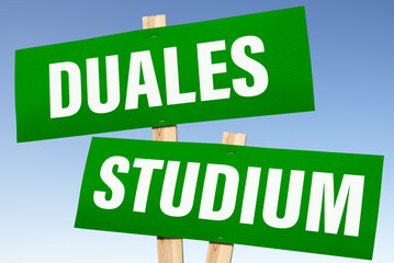 Duales Studium - obrazy, fototapety, plakaty