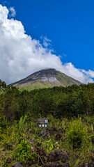 Fototapeta premium clouds over the mountain