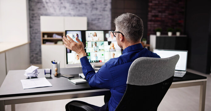 Video Conference Webinar Online Call Meeting