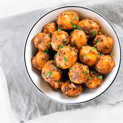 Bombay potatoes in bowl