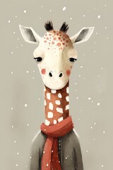 Cute Animal Poster Card Book Design 