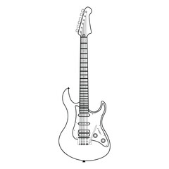 Obraz na płótnie Canvas electric guitar Musical instrument. Guitar. rock band