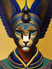 Cat of Ancient Egypt - Generative AI