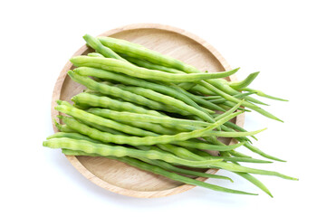 Rat-tailed radish. Fresh organic vegetables