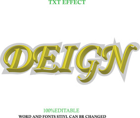 Text effect, stylish text, 3D text effect