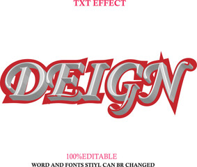 Text effect, stylish text, 3D text effect