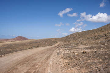 Mountains in the central Fuerteventura