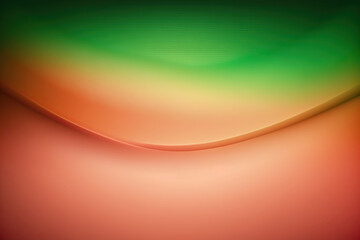green peach wavy gradient color background template, wallpaper for design