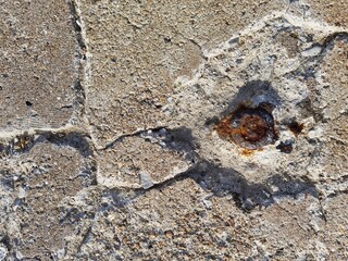 concrete and rust