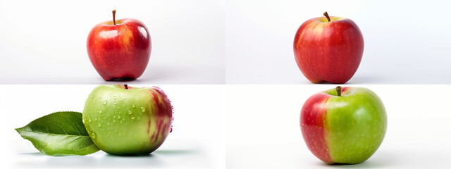 apple, fruit, food, red, apples, fresh, healthy, isolated, green, ripe, diet, juicy, health, white, organic, yellow, delicious, sweet, wood, vegetarian, freshness, color, natural, snack, leaf