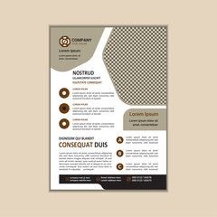 Modern Multipurpose Flyer Template - Fully Editable and Print Ready, A4 Size With Bleed.