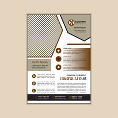 Modern Multipurpose Flyer Template - Fully Editable and Print Ready, A4 Size With Bleed.