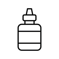 Obraz premium eye drops icon vector design template in white background