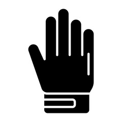 Gloves Glyph Icon
