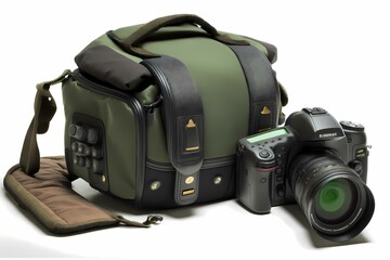 A camera with a strap - Generative AI