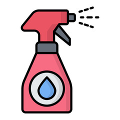 Sprayer Line Color Icon