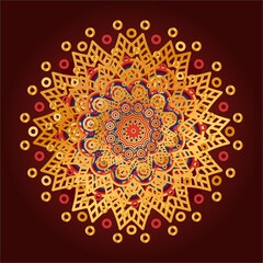 Happy Navratri Festival poster background design