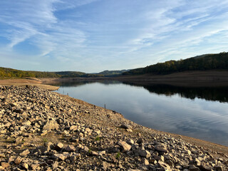 La vidange du Lac de Pannecière