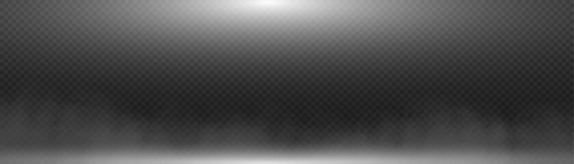 Naklejka na ściany i meble White fog or smoke on a dark copy space background. bright line light effect Vector illustration