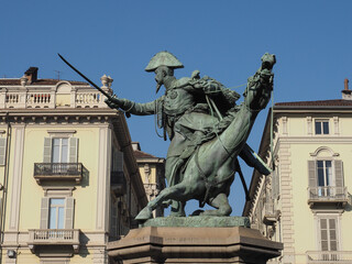 Obraz premium Ferdinando di Savoia monument in Turin