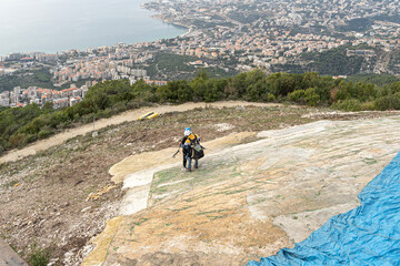 Paragliding in Jounieh, Lebanon