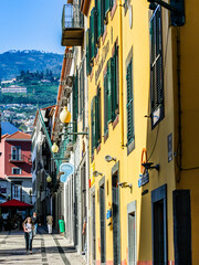 Fototapeta na wymiar Madeira-Funchal-Downtown